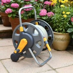 Hozelock 2-in-1 Assembled Empty Hose Reel -Wolf-Garten Shop 5010646046473 3