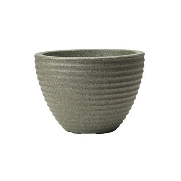 Stewarts 50cm Marble Green Low Honey Garden Pot Planter 1 Stewarts 50cm Marble Green Low Honey Garden Pot Planter