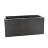 Woodlodge 40cm Black Polylite Trough Planter