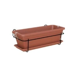 Artevasi 40cm Terracotta Venezia Plant Box Balcony Kit