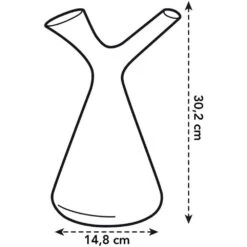 Elho 1.7 Litre Warm Grey Plunge Watering Can -Wolf-Garten Shop 8711904302726 3